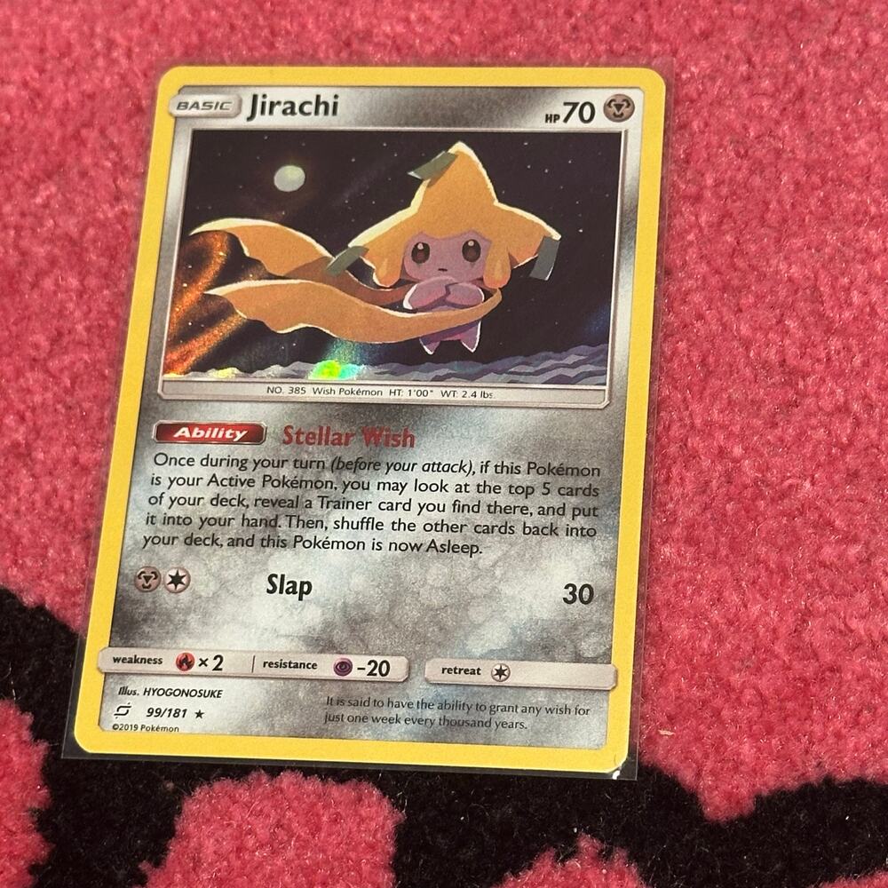 Jirachi [Holo] #99 – Pokémon TCG Team Up – Played